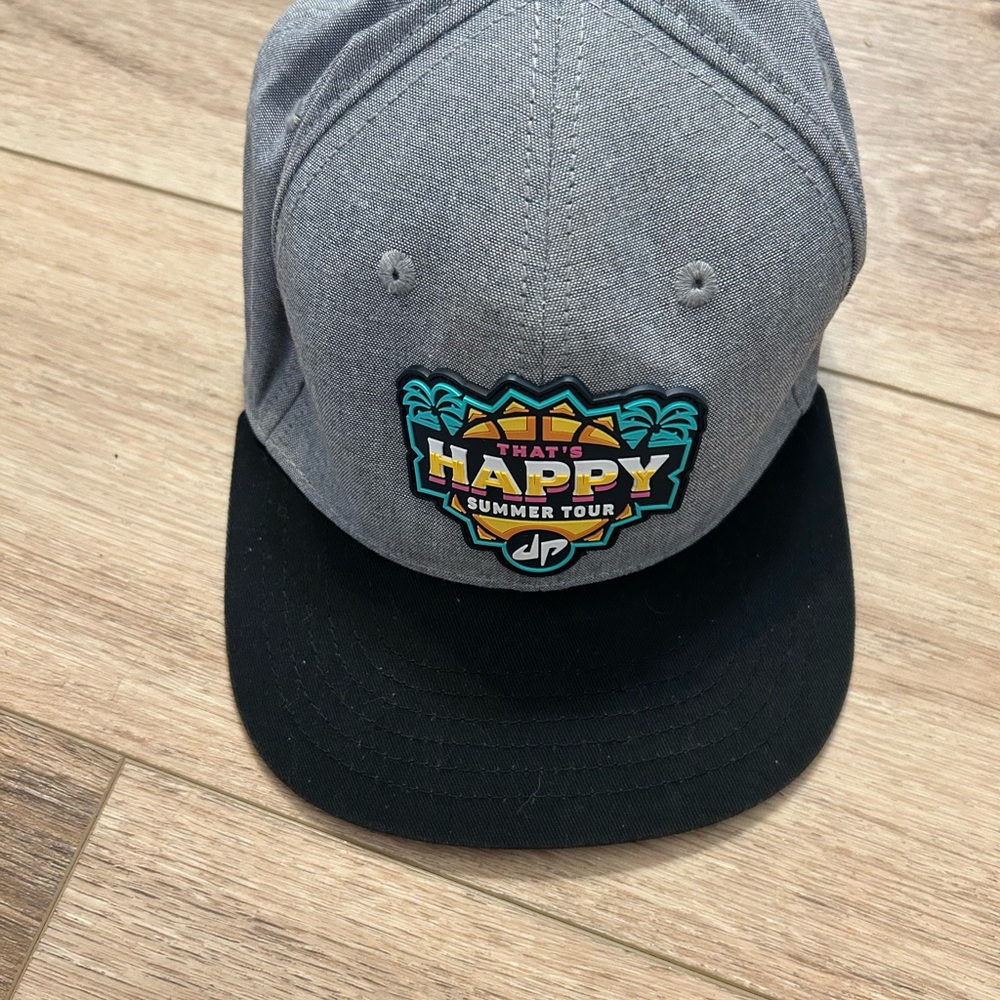 Dude Perfect That’s Happy Summer Tour SnapBack Baseball Cap Gray Adjustable